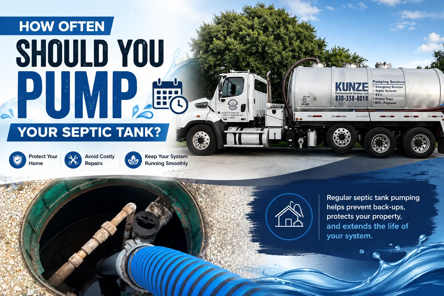 How often should you pump your septic tank?