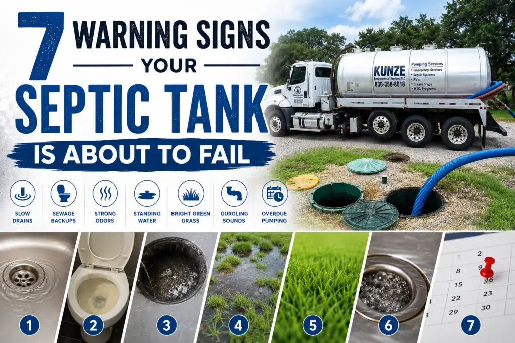 7 signs your septic tank may fail
